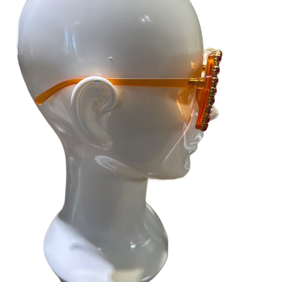 Oversized Orange Statement Glasses with Decorative Border
NWT’s - Picture 2 of 5